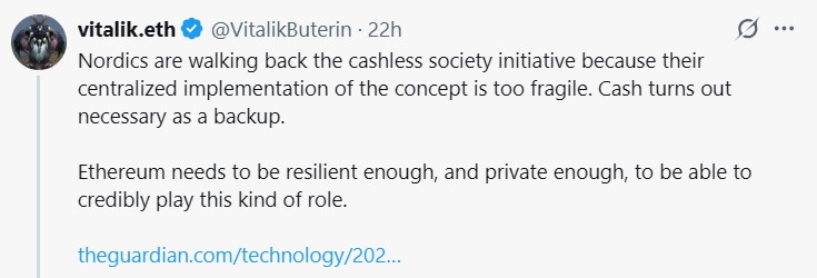 Source: Vitalik Buterin