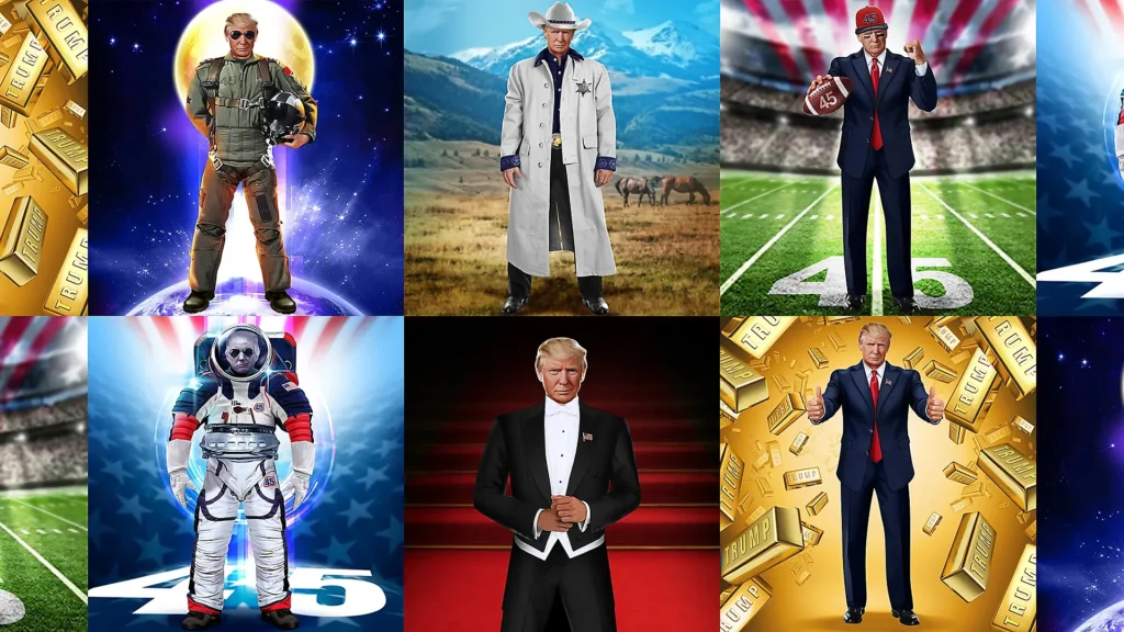 Trump Digital Trading Cards