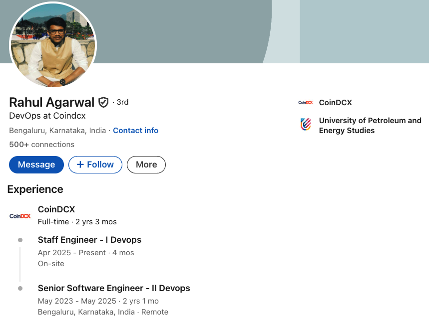 Source: Rahul Agarwal