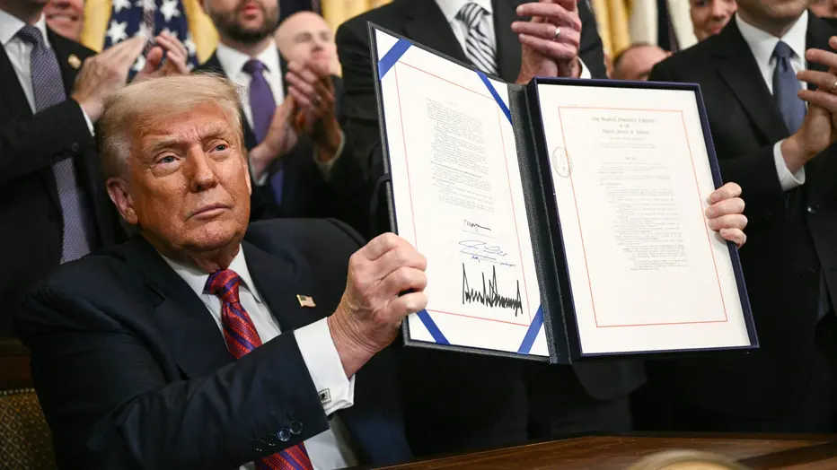 President Donald Trump signed the Genius Act