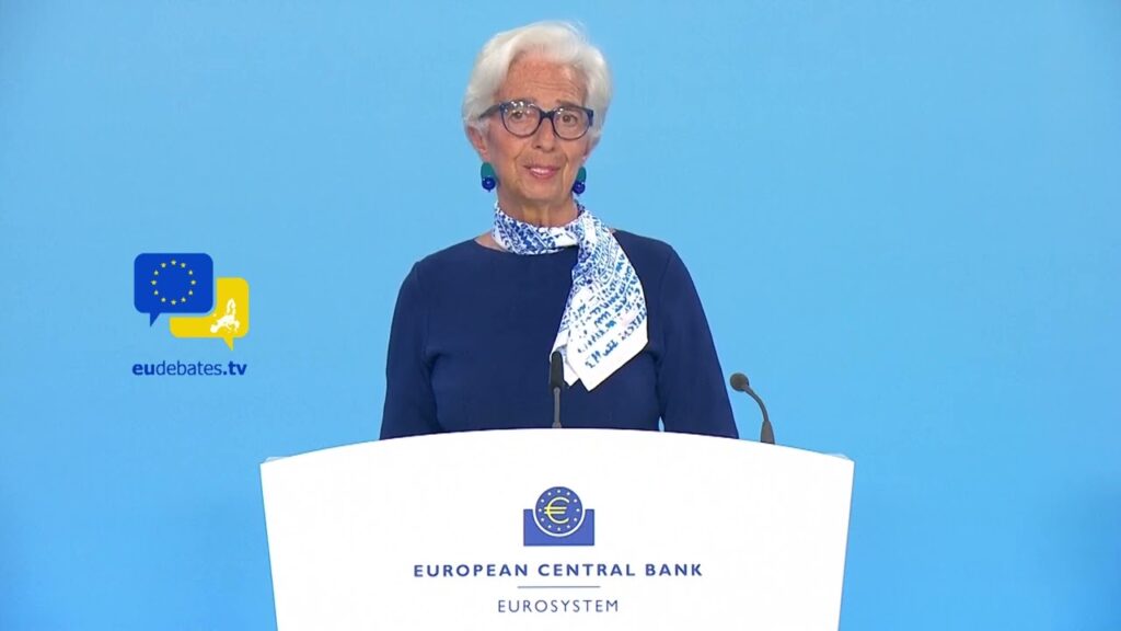 European Central Bank (ECB) president Christine Lagarde